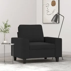 Schwarzer Stoffsessel, 60 cm. von , Sofas - Ref: Foro24-359379, Preis: 210,98 €, Rabatt: %
