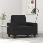 Schwarzer Stoffsessel, 60 cm. von , Sofas - Ref: Foro24-359379, Preis: 210,56 €, Rabatt: %