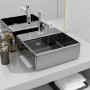 Washbasin with tap hole 38x30x11.5 cm ceramic silver by vidaXL, Sinks - Ref: Foro24-143487, Price: 62,12 €, Discount: %