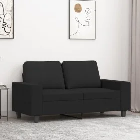 Sofá de 2 plazas de tela negro 120 cm by , Sofas - Ref: Foro24-359387, Price: 228,05 €, Discount: %
