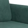 Zweiplätziges Samtsofa in dunkelgrün, 120 cm. von , Sofas - Ref: Foro24-359434, Preis: 257,45 €, Rabatt: %