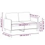Zweiplätziges Samtsofa in dunkelgrün, 120 cm. von , Sofas - Ref: Foro24-359434, Preis: 257,45 €, Rabatt: %