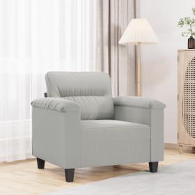 Sillón de tela microfibra gris claro 60 cm by , Sofas - Ref: Foro24-359550, Price: 202,38 €, Discount: %
