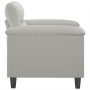 Hellgrauer Mikrofaser-Stoffsessel, 60 cm. von , Sofas - Ref: Foro24-359550, Preis: 202,38 €, Rabatt: %