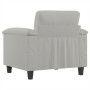 Hellgrauer Mikrofaser-Stoffsessel, 60 cm. von , Sofas - Ref: Foro24-359550, Preis: 202,38 €, Rabatt: %