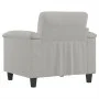 Hellgrauer Mikrofaser-Stoffsessel, 60 cm. von , Sofas - Ref: Foro24-359550, Preis: 198,68 €, Rabatt: %