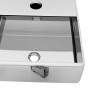 Washbasin with tap hole 38x30x11.5 cm ceramic silver by vidaXL, Sinks - Ref: Foro24-143487, Price: 62,12 €, Discount: %