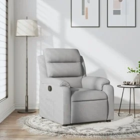Sillón reclinable de tela gris claro by , Armchairs - Ref: Foro24-373462, Price: 247,34 €, Discount: %