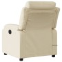 Cremefarbener Stoff-Massagestuhl mit Liegefunktion von , Sessel - Ref: Foro24-373483, Preis: 238,52 €, Rabatt: %