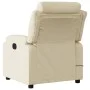 Cremefarbener Stoff-Massagestuhl mit Liegefunktion von , Sessel - Ref: Foro24-373483, Preis: 263,50 €, Rabatt: %
