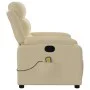 Cremefarbener Stoff-Massagestuhl mit Liegefunktion von , Sessel - Ref: Foro24-373483, Preis: 263,50 €, Rabatt: %