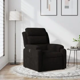 Sillón reclinable de terciopelo negro by , Armchairs - Ref: Foro24-373506, Price: 193,76 €, Discount: %