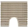 Handwoven bath mat made of jute and natural and white fabric by vidaXL, Rugs and bath mats - Ref: Foro24-133219, Price: 25,47...