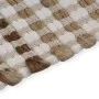 Handwoven bath mat made of jute and natural and white fabric by vidaXL, Rugs and bath mats - Ref: Foro24-133219, Price: 25,47...