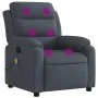 Dunkelgrauer Samt-Massagestuhl mit Liegefunktion von , Sessel - Ref: Foro24-373512, Preis: 243,44 €, Rabatt: %