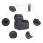 Dunkelgrauer Samt-Massagestuhl mit Liegefunktion von , Sessel - Ref: Foro24-373512, Preis: 243,44 €, Rabatt: %