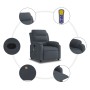 Sillón de masaje reclinable de terciopelo gris oscuro by , Armchairs - Ref: Foro24-373512, Price: 252,78 €, Discount: %