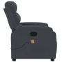 Dunkelgrauer Samt-Massagestuhl mit Liegefunktion von , Sessel - Ref: Foro24-373512, Preis: 243,44 €, Rabatt: %