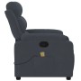 Sillón de masaje reclinable de terciopelo gris oscuro by , Armchairs - Ref: Foro24-373512, Price: 252,78 €, Discount: %