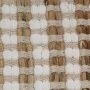 Handwoven bath mat made of jute and natural and white fabric by vidaXL, Rugs and bath mats - Ref: Foro24-133219, Price: 25,47...