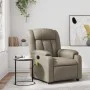 Sillón de masaje reclinable cuero sintético color capuchino de , Sillones - Ref: Foro24-373573, Precio: 226,65 €, Descuento: %