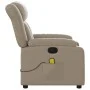 Sillón de masaje reclinable cuero sintético color capuchino de , Sillones - Ref: Foro24-373573, Precio: 226,65 €, Descuento: %
