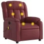 Massage-Sessel, verstellbar, aus Kunstleder in Weinrot. von , Sessel - Ref: Foro24-373571, Preis: 206,16 €, Rabatt: %