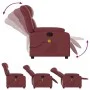 Massage-Sessel, verstellbar, aus Kunstleder in Weinrot. von , Sessel - Ref: Foro24-373571, Preis: 206,16 €, Rabatt: %