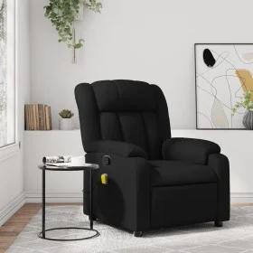Sillón de masaje reclinable cuero sintético negro by , Armchairs - Ref: Foro24-373567, Price: 224,01 €, Discount: %