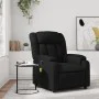 Sillón de masaje reclinable cuero sintético negro by , Armchairs - Ref: Foro24-373567, Price: 224,01 €, Discount: %