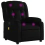 Sillón de masaje reclinable cuero sintético negro by , Armchairs - Ref: Foro24-373567, Price: 224,01 €, Discount: %