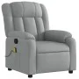 Sillón reclinable de masaje de tela gris claro by , Armchairs - Ref: Foro24-373586, Price: 220,10 €, Discount: %
