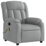 Sillón reclinable de masaje de tela gris claro by , Armchairs - Ref: Foro24-373586, Price: 223,43 €, Discount: %