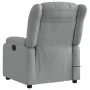 Sillón reclinable de masaje de tela gris claro by , Armchairs - Ref: Foro24-373586, Price: 220,10 €, Discount: %