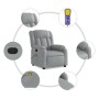 Sillón reclinable de masaje de tela gris claro by , Armchairs - Ref: Foro24-373586, Price: 223,43 €, Discount: %