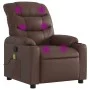Massage-Sessel mit verstellbarer Rückenlehne aus braunem Kunstleder. von , Sessel - Ref: Foro24-374142, Preis: 254,44 €, Raba...