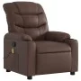Sillón de masaje reclinable cuero sintético marrón de , Sillones - Ref: Foro24-374142, Precio: 252,42 €, Descuento: %