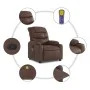 Sillón de masaje reclinable cuero sintético marrón de , Sillones - Ref: Foro24-374142, Precio: 252,42 €, Descuento: %