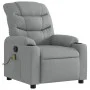 Sillón reclinable de masaje de tela gris claro by , Armchairs - Ref: Foro24-374156, Price: 265,53 €, Discount: %