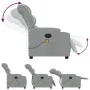 Sillón reclinable de masaje de tela gris claro by , Armchairs - Ref: Foro24-374156, Price: 265,53 €, Discount: %
