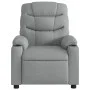 Sillón reclinable de masaje de tela gris claro by , Armchairs - Ref: Foro24-374156, Price: 265,53 €, Discount: %