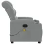 Sillón reclinable de masaje de tela gris claro by , Armchairs - Ref: Foro24-374156, Price: 265,53 €, Discount: %