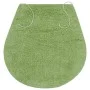 Conjunto de alfombrillas de baño de tela 3 piezas verde de vidaXL, Alfombras y esterillas de baño - Ref: Foro24-133225, Preci...