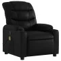 Sillón de masaje reclinable cuero sintético negro de , Sillones - Ref: Foro24-374140, Precio: 203,16 €, Descuento: %