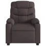 Dunkelbraunes Stoff-Massage-Sessel mit Liegefunktion von , Sessel - Ref: Foro24-374161, Preis: 270,16 €, Rabatt: %
