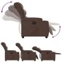 Brauner Kunstleder-Fernsehsessel von , Sessel - Ref: Foro24-374135, Preis: 254,39 €, Rabatt: %