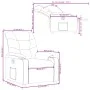 Brauner Kunstleder-Fernsehsessel von , Sessel - Ref: Foro24-374135, Preis: 254,39 €, Rabatt: %
