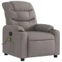 Ruhesessel mit grau-taupefarbenem Stoffbezug und Massagefunktion von , Sessel - Ref: Foro24-374163, Preis: 245,62 €, Rabatt: %