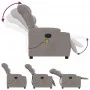 Ruhesessel mit grau-taupefarbenem Stoffbezug und Massagefunktion von , Sessel - Ref: Foro24-374163, Preis: 245,62 €, Rabatt: %