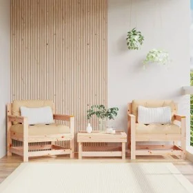 Gartenmöbel 2 Stück Massivholz Kiefer Sofas von , Modulare Sofas für den Außenbereich - Ref: Foro24-825492, Preis: 91,02 €, R...
